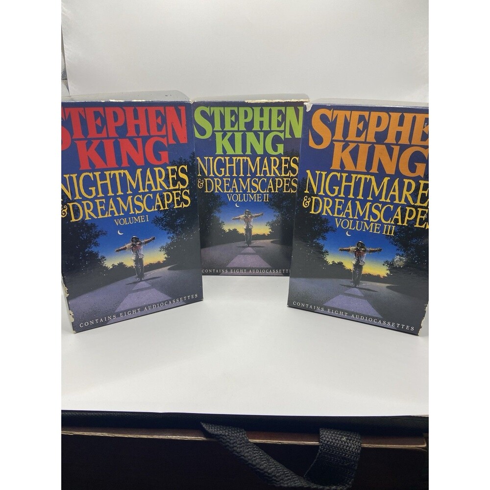 STEPHEN KING Nightmares & Dreamscapes Audiobook Cassettes Volumes 1-3 COMPLETE